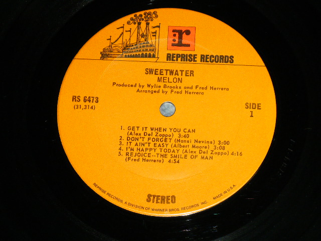 画像: SWEETWATER - MELON ( Ex-/Ex+++ : Cutout,Tape Seam) /  1971 AMERICA US ORIGINAL Used  LP