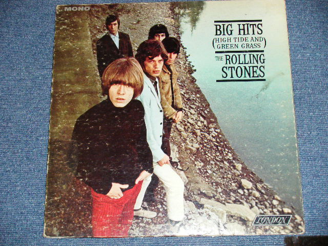 画像: The ROLLING STONES - BIG HITS ( HIGH TIDE AND GREEN GRASS ) ( MATRIX # A) ARL-7167-6  △8925   B) ARL-7168-8   △8925-x  ) (VG+++/ExLooks:Ex-: EDSP  ) / 1966 US AMERICA ORIGINAL "MONO NP-1 Credit at Front Bottom" "RED LABEL with Boxed LONDON Label"   MONO Used LP   