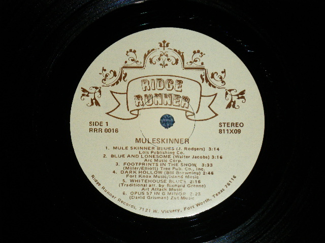 画像: MULESKINNER ( With CLARENCE WHITE ) - MULESKINNER  ( Ex+++/MINT-) / 1978 US AMERICA ORIGINAL STEREO Used LP