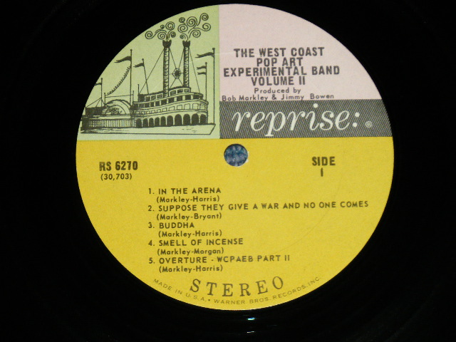 画像: WEST COAST POP ART EXPERIMENTAL BAND - VOL.2  ( Ex++/Ex+++ )   / 1967 US AMERICA ORIGINAL 1st Press "TRI-COLOR Label"  STEREO Used LP 