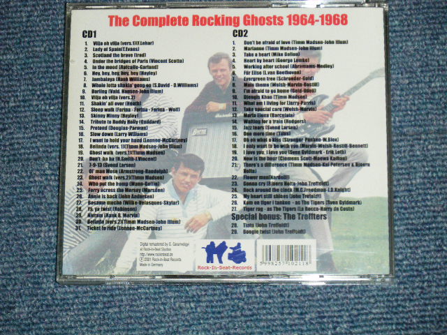 画像: THE ROCKING GHOSTS (  60s DANISH (DENMARK)  BEAT & INST  GARAGE  INST with VOCAL TRACKS ) - THE COMPLETE RECORDINGS 1964-68  ( MINT-/MINT )  / 2001 GERMAN Used  2 CD