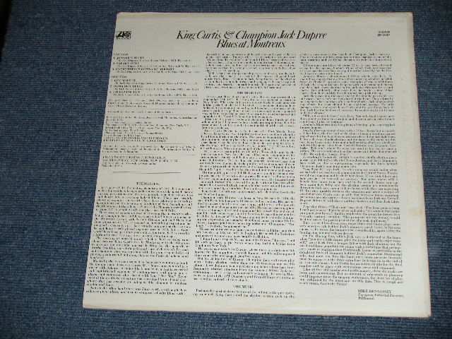 画像: KING CURTIS & CHAMPION JACK DUPREE - BLUES AT MONTREUX ( Ex++/Ex+++ )  / 1973 US AMERICA ORIGINAL 1975 Version ? 3rd PRESS "Small 75 ROCKFELLER Label" Used LP 