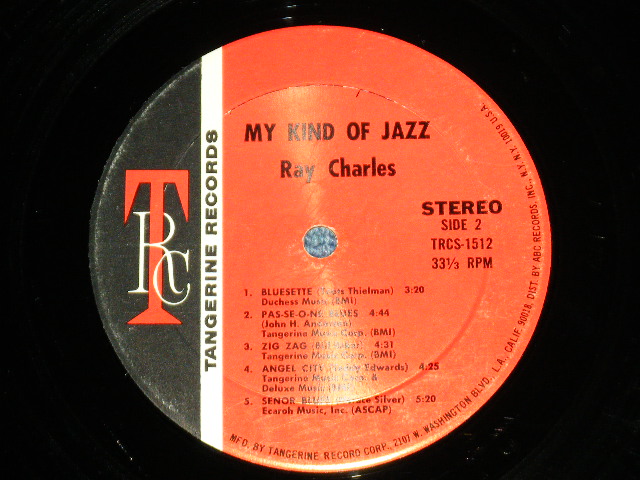 画像: RAY CHARLES - MY KIND OF JAZZ ( Ex/Ex Looks:Ex- )  / 1970 US ORIGINAL  Used LP 
