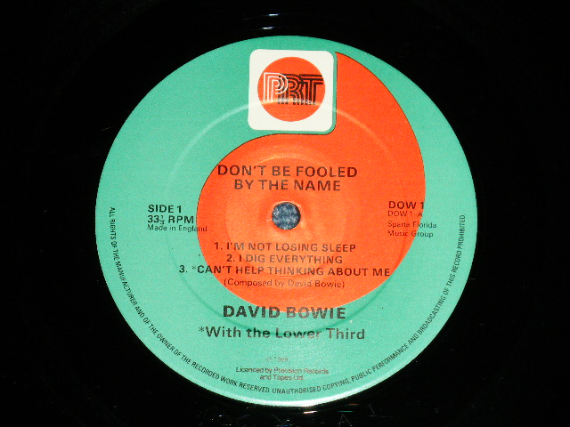 画像: DAVID BOWIE - DON'T N\BE FOOLED BY THE NAME  ( Ex+/MINT )   / 1986 UKENGLAND ORIGINAL Used 10" LP 