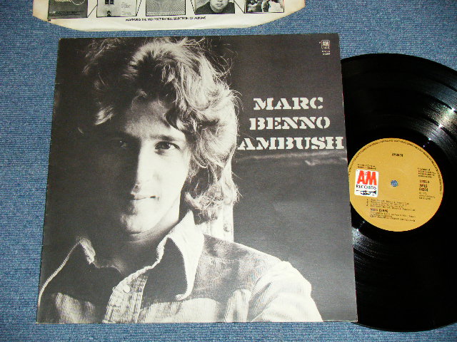 画像1: MARC BENNO  - AMBUSH ( Matrix # A-1 ◇X/ B-1 ◇X)  ( Ex+++/MINT-) / 1972 UK ENGLAND  ORIGINAL "BROWN Label" Used LP