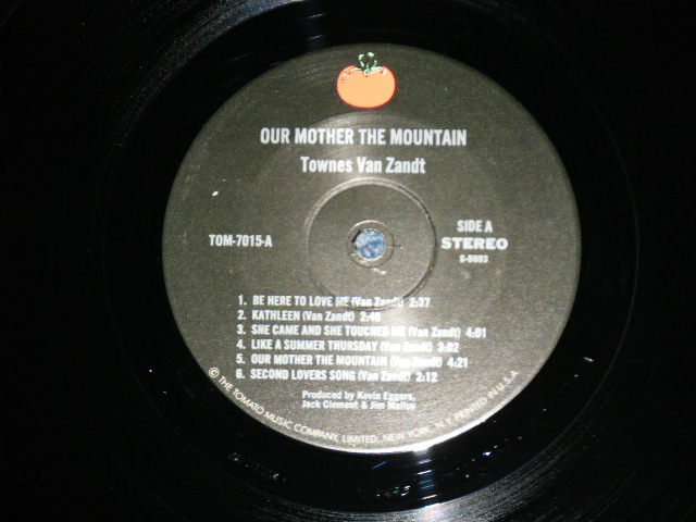 画像: TOWNES VAN ZANDT  - OUR MOTHER THE MOUNTAIN ( MINT-/MINT-  Cut out) / 1978 US AMERICA ORIGINAL Used LP 