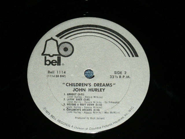 画像: JOHN HURLEY - CHILDREN'S DREAM (With CUSTOM INNER SLEEVE)  (Ex++/MINT- CUT OUT)  / 1973 US AMERICA ORIGINAL Used LP