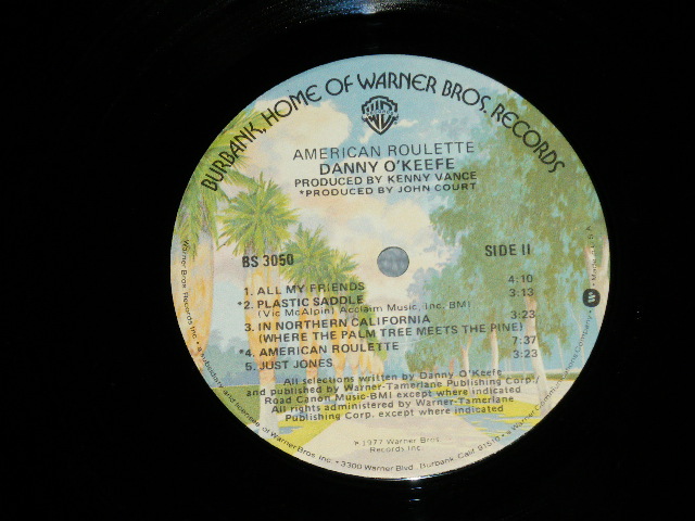 画像: DANNY O'KEEFE - AMERICAN ROULETTE  ( MINT-/MINT- : Cutout )  / 1977  US AMERICA ORIGINAL Used LP 