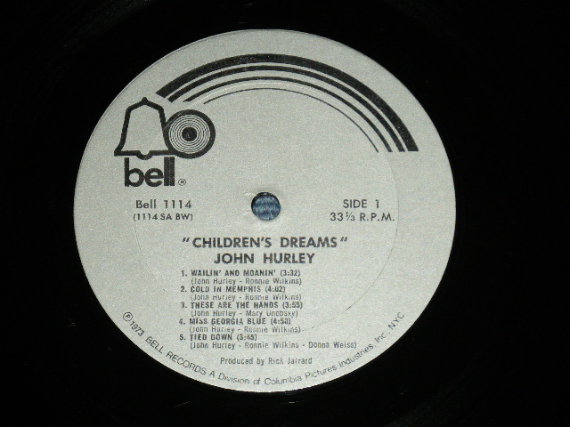 画像: JOHN HURLEY - CHILDREN'S DREAM  ( Ex/Ex+++ )  / 1973 US AMERICA ORIGINAL "PROMO" Used LP