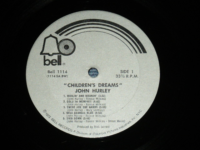 画像: JOHN HURLEY - CHILDREN'S DREAM (With CUSTOM INNER SLEEVE)  (Ex++/MINT- CUT OUT)  / 1973 US AMERICA ORIGINAL Used LP