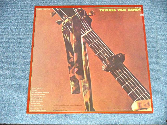 画像: TOWNES VAN ZANDT  - OUR MOTHER THE MOUNTAIN ( MINT-/MINT-  Cut out) / 1978 US AMERICA ORIGINAL Used LP 