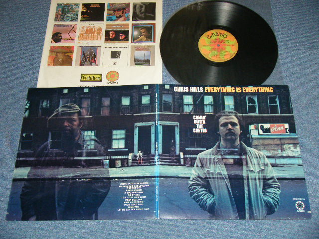 画像1: CHRIS HILLS - EVERYTHING IS EVERYTHING  ( Ex+++/MINT- :Cut Out ) / 1971 Version US AMERICA 1st Press "DIST BY COTILLION & 1841 B'WAY" Label  Used LP 