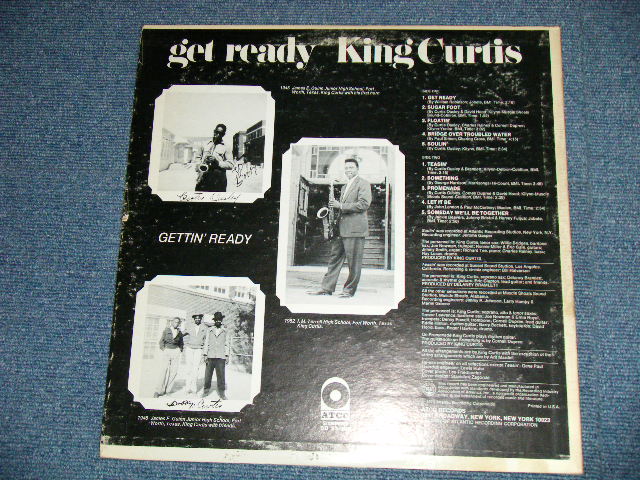 画像: KING CURTIS -  GET READY ( Matrix #  A) ST-C-70149 A  LW  B) ST-C-70150 A LW  )  ( Ex++/Ex+++ )  / 1970 US AMERICA ORIGINAL 1st Press "YELLOW" Label   1st Press  "1841 BROADWAY CREDIT AT BOTTOM"  Label USED LP 