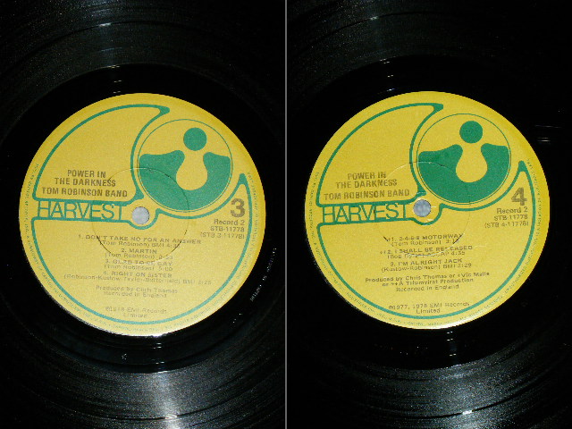 画像: TOM ROBINSON BAND TRB - POWER IN THE DARKNESS  ( Ex/Ex+++) /  1978 AMERICA US ORIGINAL  Used 2-LP's 