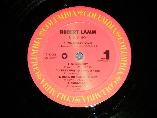 画像: ROBERT LAMM  of CHICAGO - SKINNY BOY   ( MINT/MINT )   / 1980's  US AMERICA  REISSUE Used  LP