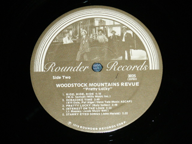 画像: WOODSTOCK MOUNTAINS REVUE ( BACK TO MUD ACRES+HAPPY & ARTIE TRAUM+ERIC ANDERSEN +BILL KEITH+ more ) - PRETTY LUCKY   ( MINT/MINT  ) / 1978 US AMERICA ORIGINAL Used LP 