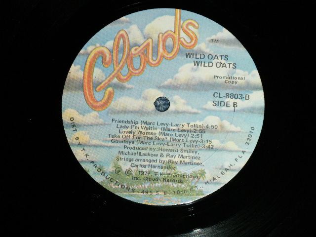 画像: WILD OATS - WILD OATS (Ex+++/MINT- : Cut Out :With Original Inner Sleeve  )  / 1977 US ORIGINAL Used LP 