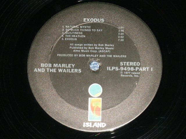 画像: BOB MARLEY & The WAILERS - EXODUS ( Ex++/Ex+++ Looks:Ex++ ) / 1977 US AMERICA ORIGINAL 2nd Press  "BLACK Label" "EMBOSSED Jacket" "With ORIGINAL INNER Sleeve" Label Used LP 