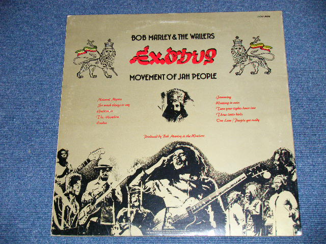 画像: BOB MARLEY & The WAILERS - EXODUS ( Ex++/Ex+++ Looks:Ex++ ) / 1977 US AMERICA ORIGINAL 2nd Press  "BLACK Label" "EMBOSSED Jacket" "With ORIGINAL INNER Sleeve" Label Used LP 