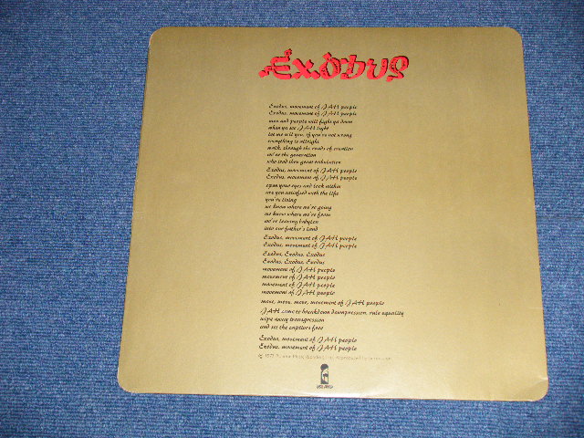画像: BOB MARLEY & The WAILERS - EXODUS ( Matrix # A-1U/B-1U) ( Ex/Ex- Looks:VG+++ ) / 1977 UK ENGLAND ORIGINAL "BLUE LABEL"  "With ORIGINAL INNER Sleeve" Label Used LP 