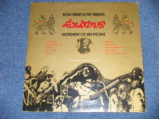 画像: BOB MARLEY & The WAILERS - EXODUS ( Matrix # A-1U/B-1U) ( Ex/Ex- Looks:VG+++ ) / 1977 UK ENGLAND ORIGINAL "BLUE LABEL"  "With ORIGINAL INNER Sleeve" Label Used LP 