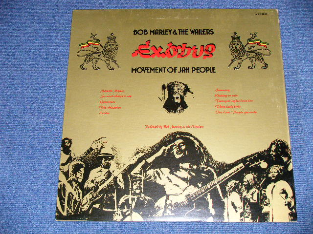 画像: BOB MARLEY & The WAILERS - EXODUS ( Ex++/MINT-) / 1977 US AMERICA ORIGINAL 2nd Press  "BLACK Label" "EMBOSSED Jacket" "With ORIGINAL INNER Sleeve" Label Used LP 