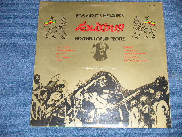 画像: BOB MARLEY & The WAILERS - EXODUS ( Matrix # A-1U/B-1U) ( Ex++/MINT-^ ) / 1977 UK ENGLAND ORIGINAL "BLUE LABEL"  "With ORIGINAL INNER Sleeve" Label Used LP 