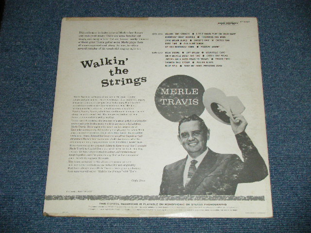 画像: MERLE TRAVIS - WALKIN' THE STRINGS ( Ex+/Ex++) / 1960 US AMERICA  ORIGINAL "GOLD Label" MONO Used LP 