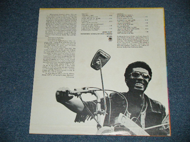 画像: JIMMY CLIFF - WONDERFUL WORLD,BEAUTIFUL PEOPLE ( Ex+/Ex+++) / 1974? Version US AMERICA "2nd Press Label"  Used LP 