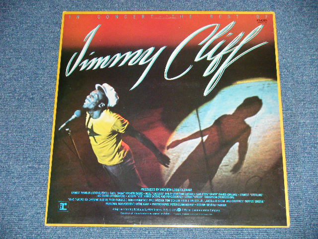 画像: JIMMY CLIFF - IN CONCERT-THE BEST OF  ( Matrix # A1/B1) ( Ex++/Ex++ ) / 1976 UK ENGLAND ORIGINAL Used LP 