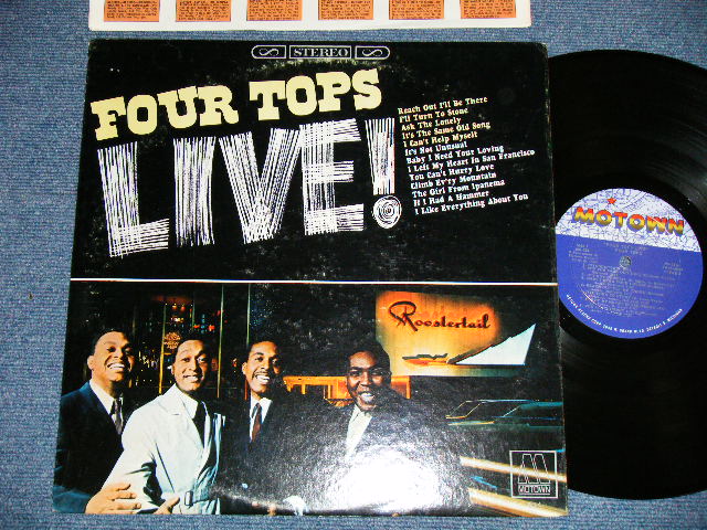 画像1: FOUR TOPS - LIVE ( Ex+/MINT- )  / 1966  US AMERICA ORIGINAL "STEREO" Used LP 