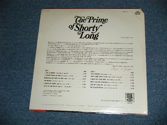 画像: SHORTY LONG- THE PRIME OF SHORTY LONG ( SEALED)  /1969 US AMERICA ORIGINAL  "Brand New SEALED" LP 