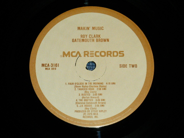画像: ROY CLARK & GATEMOUTH BROWN - MAKIN' MUSIC ( Ex+/MINT-,Ex++ ) / 1979 US AMERICA ORIGINAL Used  LP 