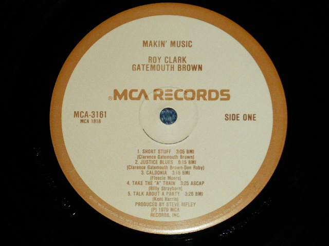 画像: ROY CLARK & GATEMOUTH BROWN - MAKIN' MUSIC ( Ex+/MINT-,Ex++ ) / 1979 US AMERICA ORIGINAL Used  LP 