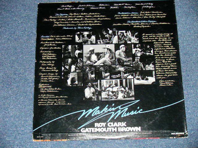 画像: ROY CLARK & GATEMOUTH BROWN - MAKIN' MUSIC ( Ex+/MINT-,Ex++ ) / 1979 US AMERICA ORIGINAL Used  LP 