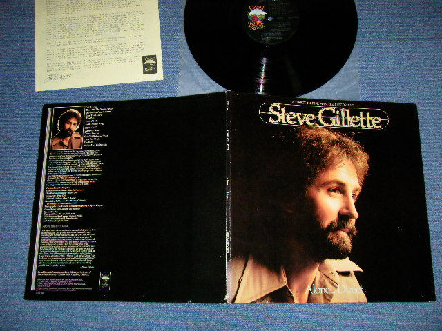 画像1: STEVE GILLETTE - ALONE DIRECT  ( Ex+++/MINT- : Cut Out) / 1979 US AMERICA ORIGINAL Used LP 