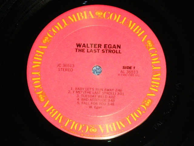 画像: WALTER EGAN - THE LAST STROLL ( MINT/MINT- )  / 1980 US AMERICA ORIGINAL Used LP 