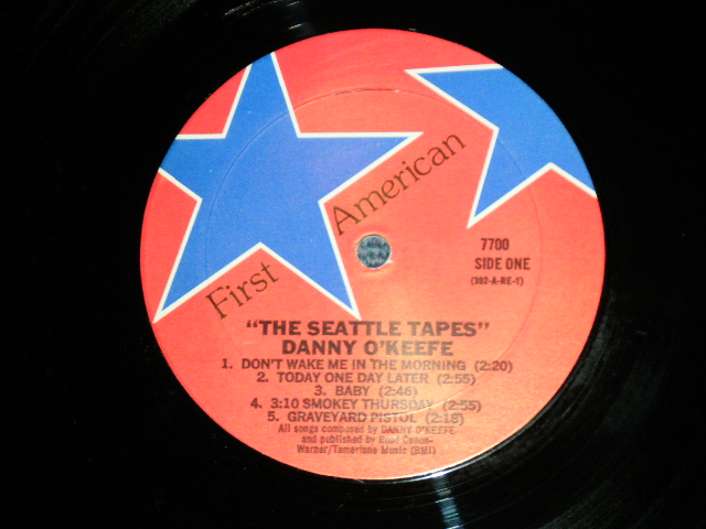 画像: DANNY O'KEEFE - THE SEATTLE TAPES ( Ex++/MINT- : Cutout )  / 1977  US AMERICA ORIGINAL Used LP 