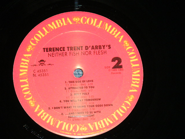 画像: TERENCE TRENT D'ARBY - NEITHER FISH NOR FLESH ( Ex++/MINT- : BEND )  / 1989 US AMERICA ORIGINAL Used LP