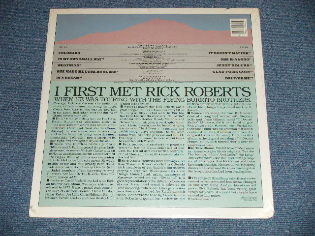 画像: RICK ROBERTS- THE BEST OF  ( SEALED : CUT OUT )  / 1979 US ORIGINAL "Brand New Sealed" LP