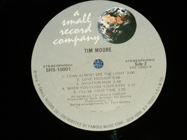 画像: TIM MOORE - TIM MOORE ( Ex+++/MINT- : BB ) / 1974  US AMERICA ORIGINAL Used LP 
