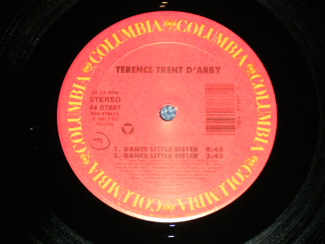 画像: TERENCE TRENT D'ARBY - DANCE LITTLE SISTER  ( Ex+++/MINT-)  / 1987 US AMERICA ORIGINAL "PROMO ONLY" Used 12" 