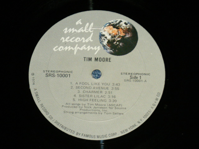 画像: TIM MOORE - WHITE SHADOWS (Ex+++/MINT-) / 1977  US AMERICA ORIGINAL Used LP 