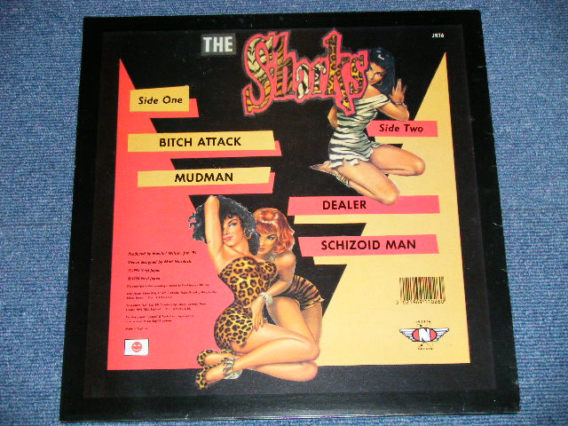 画像: THE SHARKS - BITCH ATTACK ( 4 TRracks EP ) ( Ex+++/MINT-)   /  1994 UK ENGLAND  ORIGINAL "RED WAX Vinyl"  Used  12" EP 