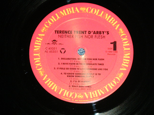 画像: TERENCE TRENT D'ARBY - NEITHER FISH NOR FLESH ( Ex++/MINT- : BEND )  / 1989 US AMERICA ORIGINAL Used LP