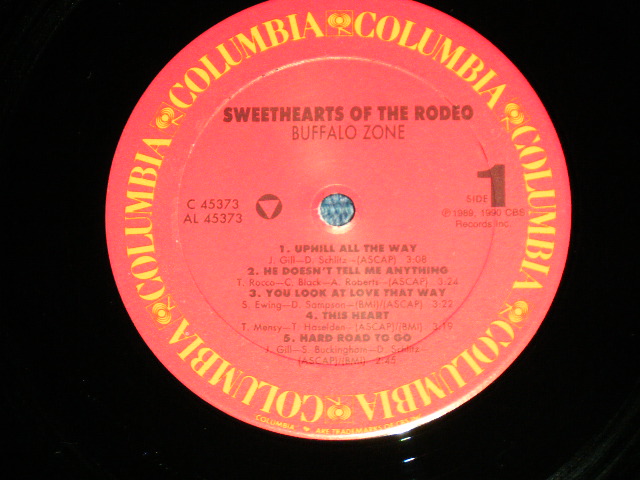 画像: SWEET HEARTS OF THE RODEO - BUFFALO ZONE  ( Ex++/MINT : BB HOLE for PROMO  )   / 1990 US AMERICA  ORIGINAL Used LP 