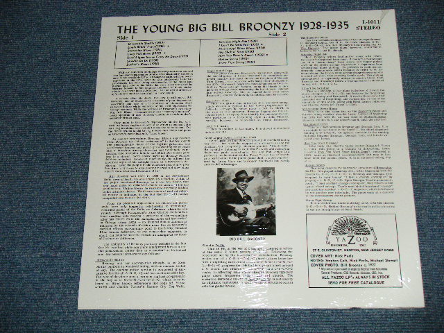画像: BIG BILL BROONZY - THE YOUNG BIG BILL BROONZY  1928-1936  ( SEALED )  /  US AMERICA "180 Gram Heavy Weight" "BRAND NEW SEALED" LP 