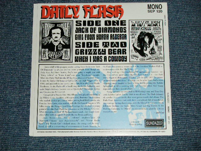 画像: The DAILY FLASH - JACK OF DIAMONDS  ( NEW ) /  1996 US AMERICA Limited "GREEN WAX Vinyl" "Brand New" 7"45 EP   with PICTURE SLEEVE 