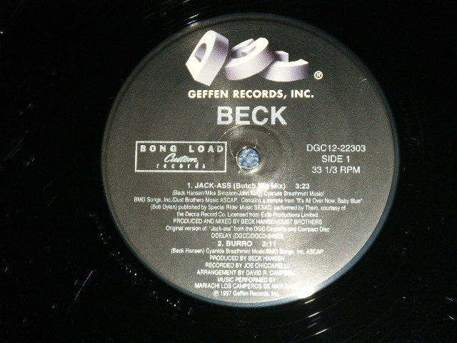 画像: BECK -  JACK-ASS ( MINT-/MINT- )  / 1997 US AMERICA  ORIGINAL Used  4 Tracks 12" EP 