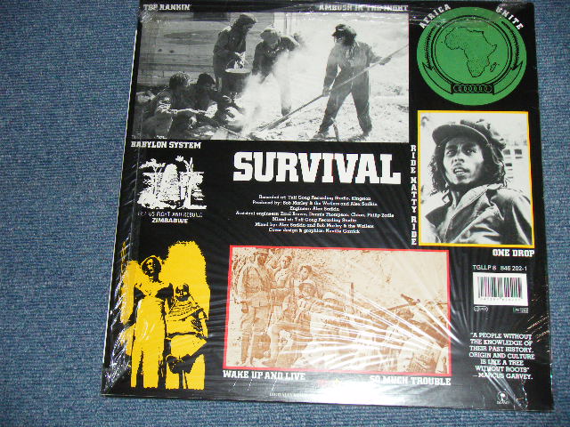 画像: BOB MARLEY & The WAILERS -  SURVIVAL ( SEALED) / UK ENGLAND  Reissue "BRAND NEW SEALED" LP